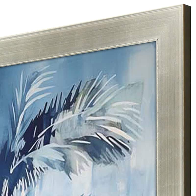 Indigo Paradise III Framed Art Giclee Under Glass