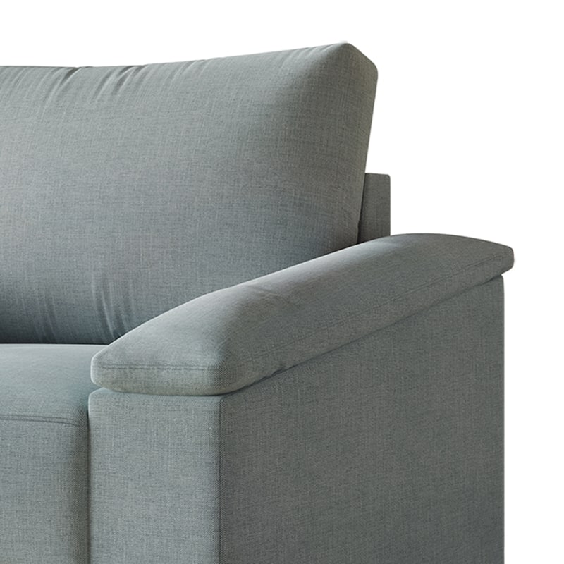 CraftPorch Simple Style Linen Upholstered 3-Piece Living Room Set
