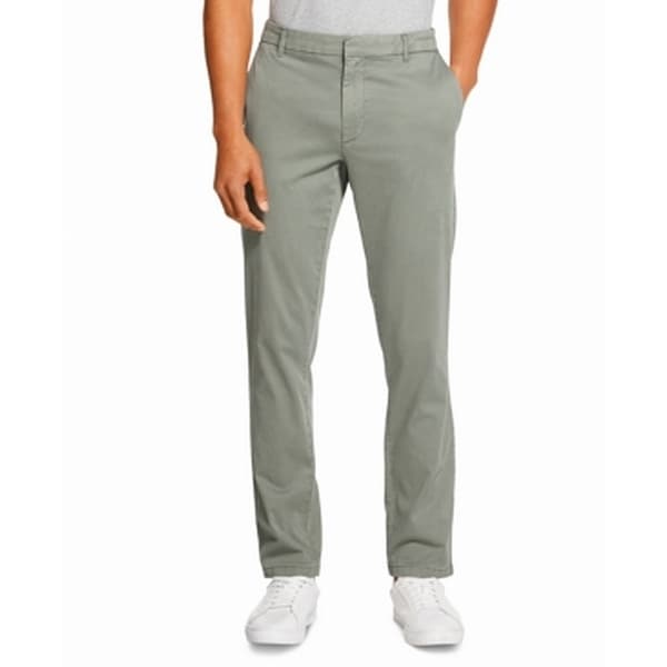 DKNY Mens Pants Green Size 38x30 Slim Fit Straight Leg Chino Stretch. Opens flyout.