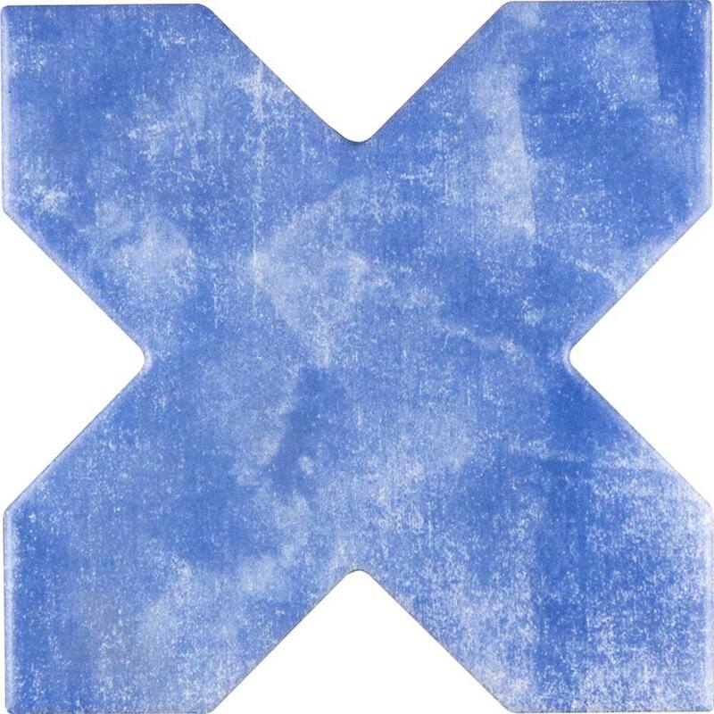 Siena 5" Star with Cross Matte Ceramic Wall and Floor Tile (10.76 sq ft/case) - 54 Pack