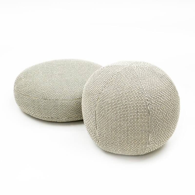 Jiti Indoor Jacquard Classic Textured Cotton Decorative Sphere Pillow