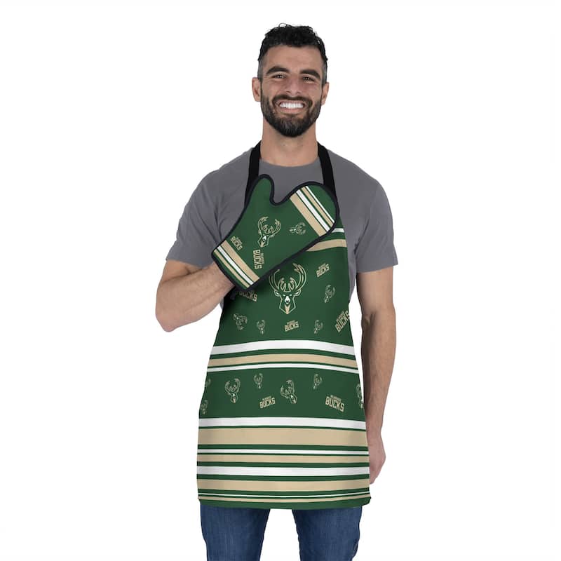 NBA Press Apron BBQ Mitt 2-piece Set