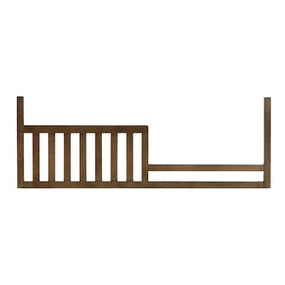 Dovetail Contemporary Wood Toddler guardrail, Graphite Gray