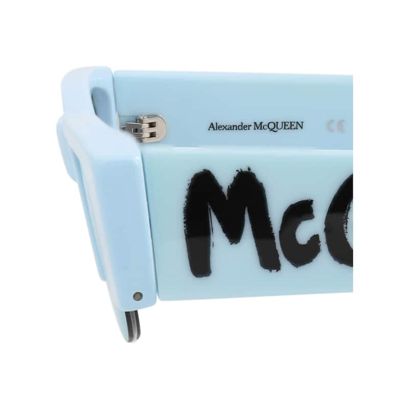 Alexander McQueen Square-Frame Recycled Acetate Sunglasses