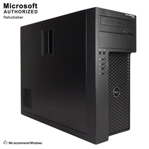Dell Precision T1700 TW Intel i7-4770 3.4G, 16G, 360G SSD + 2T HDD, Radeon 4650, DVD, WIFI, BT 4.0, W10P64(EN/ES)-Refurbished