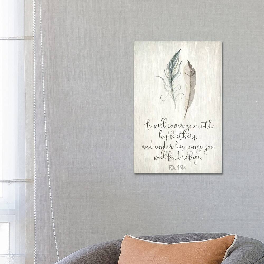 iCanvas "His Feathers I" by Kimberly Allen Canvas Print