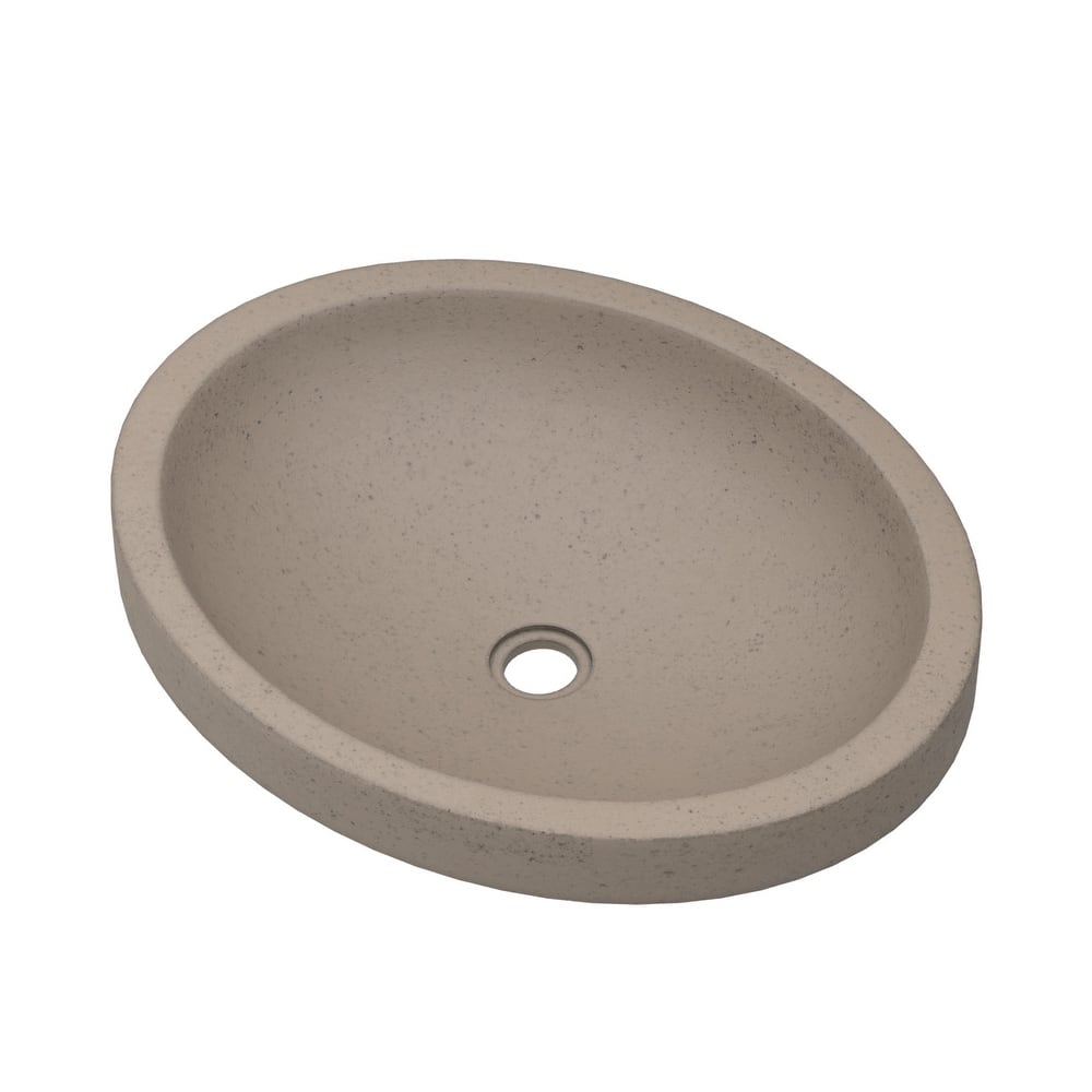 Tolosa NativeStone Drop-in/ Undermount Bathroom Sink - 19" x 16" x 4.75"