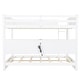 preview thumbnail 16 of 15, Vintage Modern Queen over Queen Wood Bunk Bed with Built-In Ladder,Storage Cabinets and USB Ports,Full-Length Guardrail