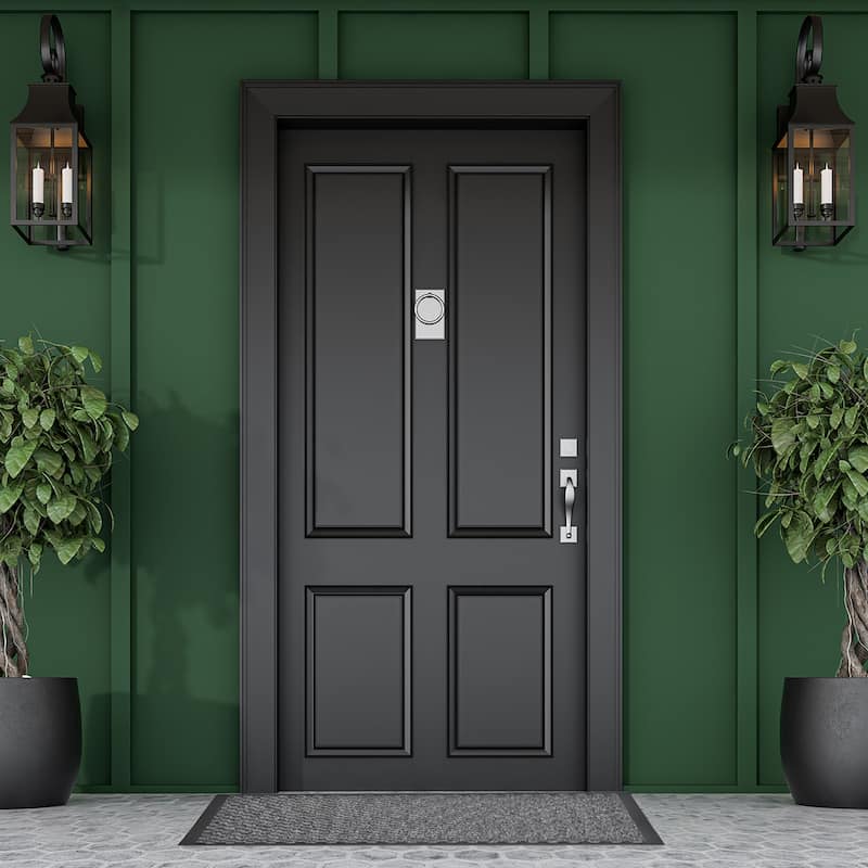 Lisa Heavy-Duty Non-Slip Rubber Door Mat for High Traffic Areas
