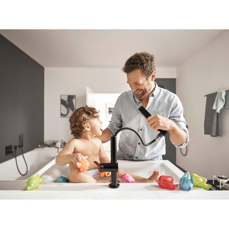 Hansgrohe 76063 Finoris 1.2 GPM Single Hole Bathroom Faucet with