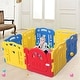preview thumbnail 2 of 3, Baby Playpen 8 Panel Kids Safety Play Center Yard Home Indoor Fence - Multicolor - 7'9" x 10'10"
