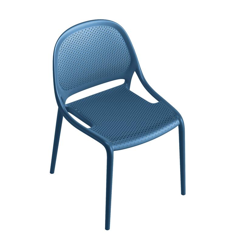 Shay Set of 4 Stackable Dining Chairs, Indoor/Outoor