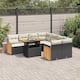 Option Black and cream with storage