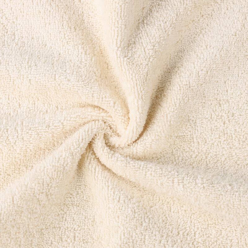 Superior Luxury Solid Highly Absorbent Egyptian Cotton 6 Piece Bath, Face, and Hand Towel Set