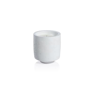 Cote d'Azur White Concrete Candle, Sea Salt & Coastal Mist