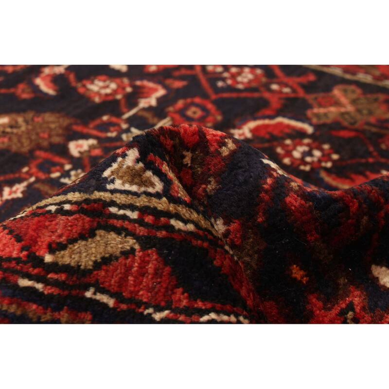 ECARPETGALLERY Hand-knotted Andelz Navy Wool Rug - 3'6 x 10'3