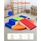 preview thumbnail 7 of 8, Multi Color PU Leather 6-Piece Foam Climbing Blocks Set for Kids, Soft and Safe - Multi Color