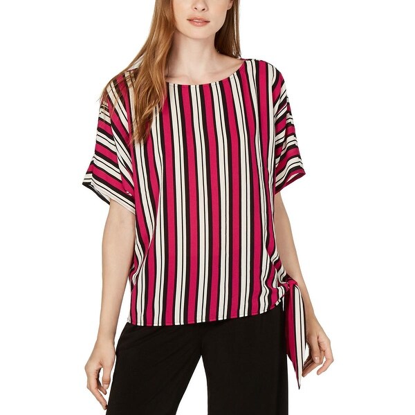 michael kors side tie blouse