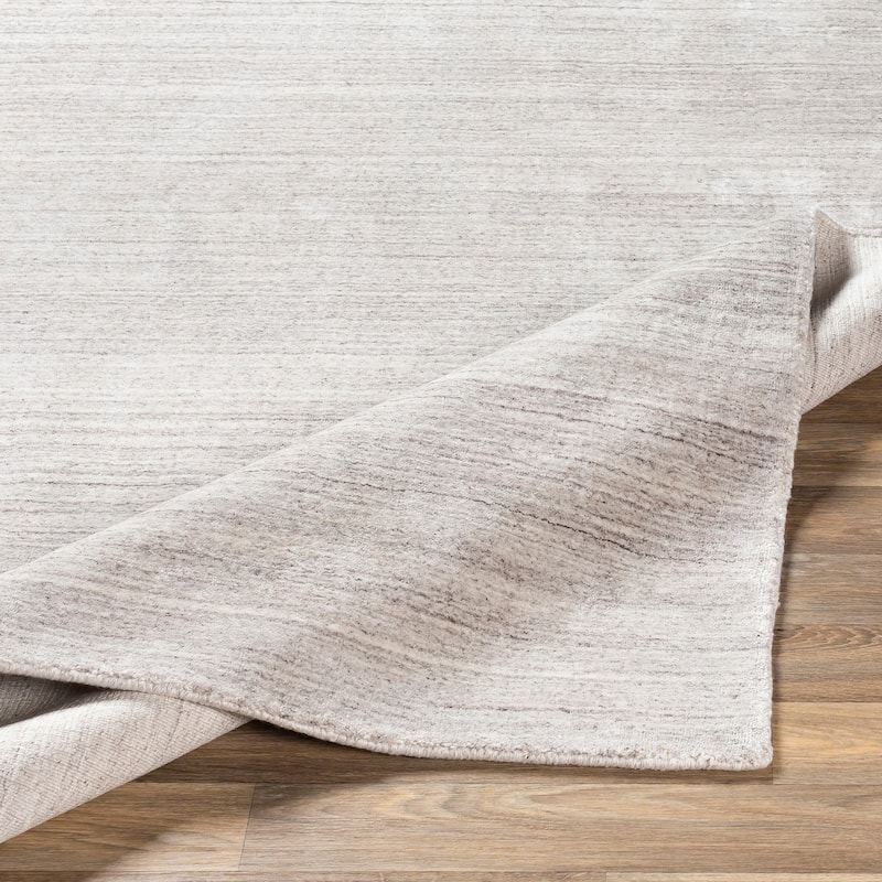 Belmont Handmade Heathered Wool Blend Area Rug