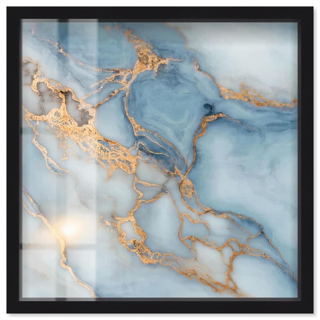 Azure Veins Shadowbox by Art Remedy