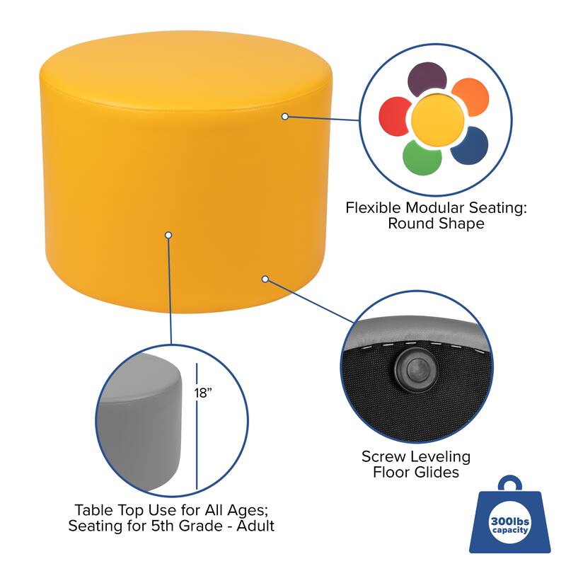 Soft Seating Collaborative Flower Set for Classrooms (18"H)
