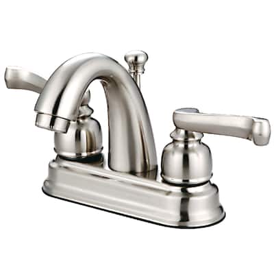 Royale Two-Handle 3-Hole Deck Mount 4 in. Centerset Bathroom Faucet