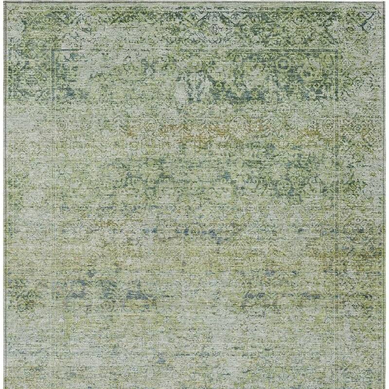 HomeRoots Abstract Traditional Rectangle Outdoor Rug