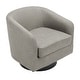 preview thumbnail 37 of 186, Modern Upholstered Barrel Chair Swivel Accent Chair for Living Room