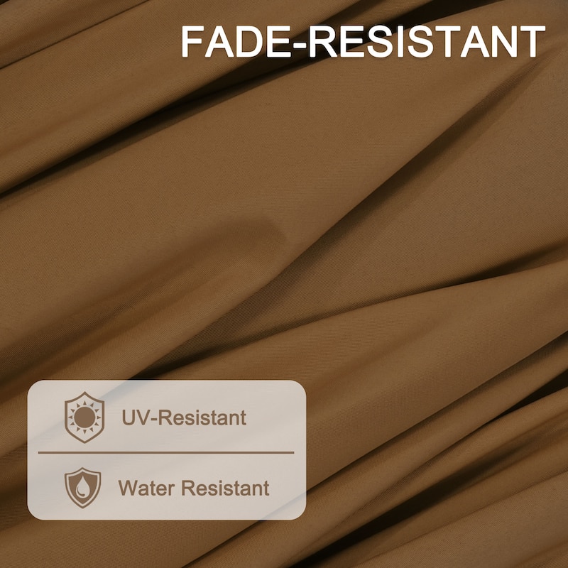 Autlaycil 13 ft Patio Umbrella with Crank For Outdoor Umbrella Base Included