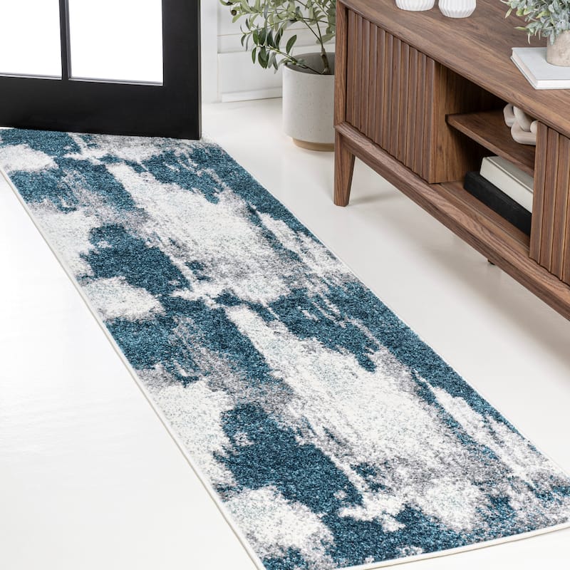 JONATHAN Y Sloane Contemporary Bohemian Abstract Marble Area Rug
