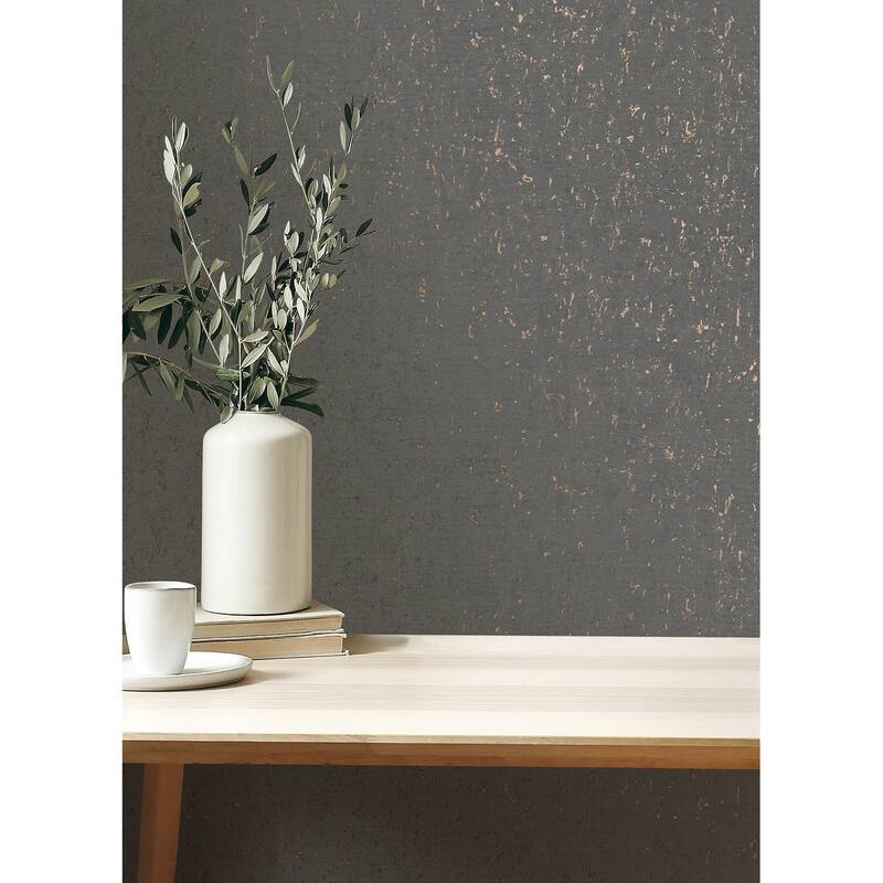 Advantage Callie Charcoal Concrete Wallpaper