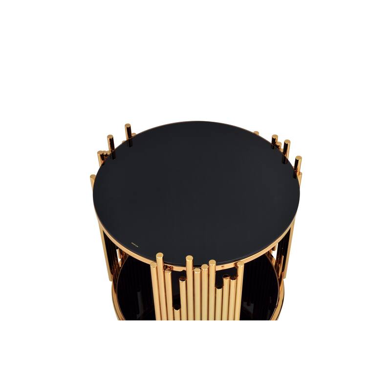 Tanquin Glass End Table