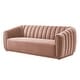 preview thumbnail 16 of 48, Gage 85" Long Velvet Sofa Channel Tufted Arms and Back