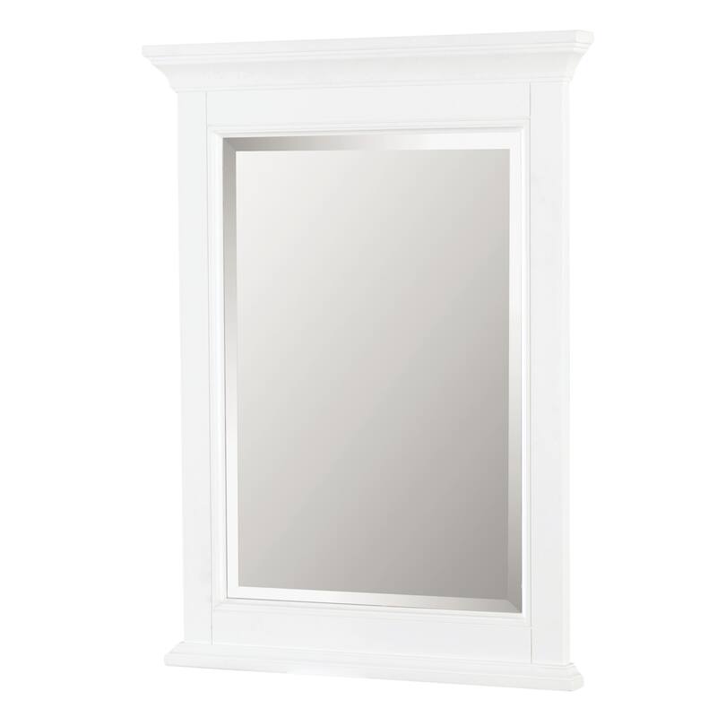 Miseno Tatianna 24" x 32" Framed Bathroom Mirror - White