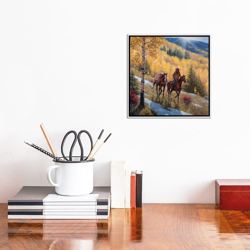 iCanvas "Glow of Indian Summer" by Jack Sorenson Framed Canvas Print