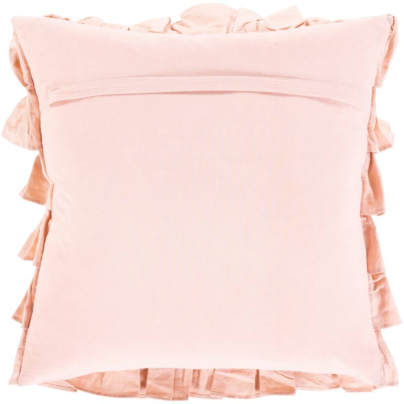 Ryder Ruched Ruffle 20-inch Throw Pillow