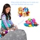 preview thumbnail 75 of 187, Kids Bean Bag Chair Cover Stuffed Animal Storage or Toy Organizer