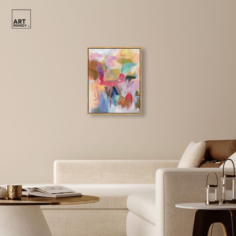 Art with Bold Colors Canvas by Art Remedy