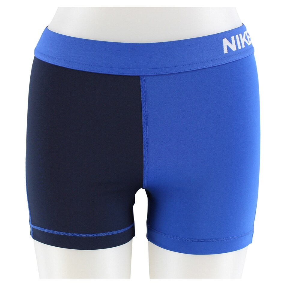 royal blue nike pro shorts