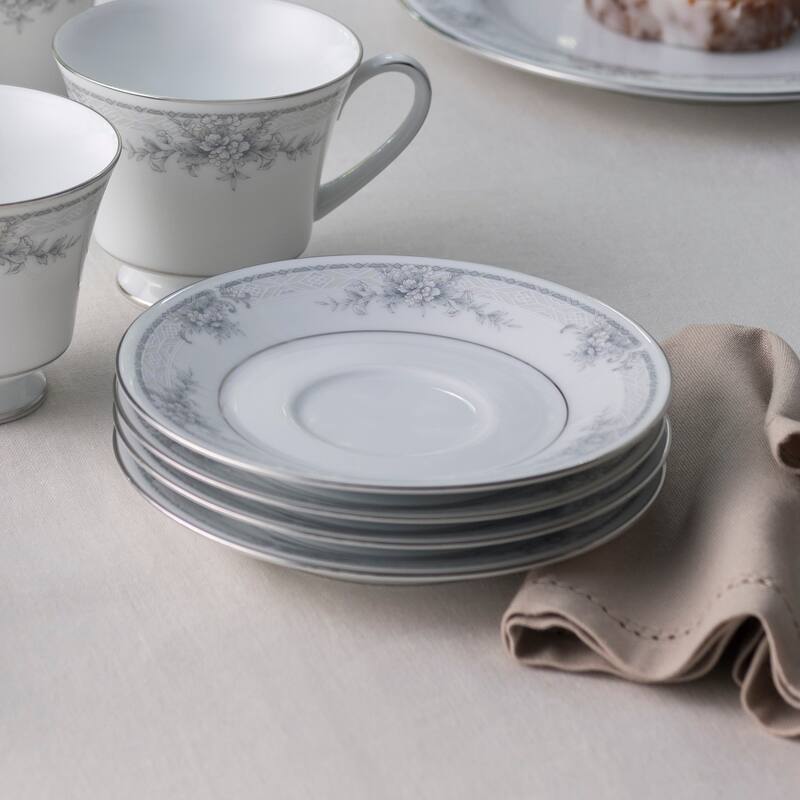 Noritake Sweet Leilani Set Of 4 Saucers, 6"