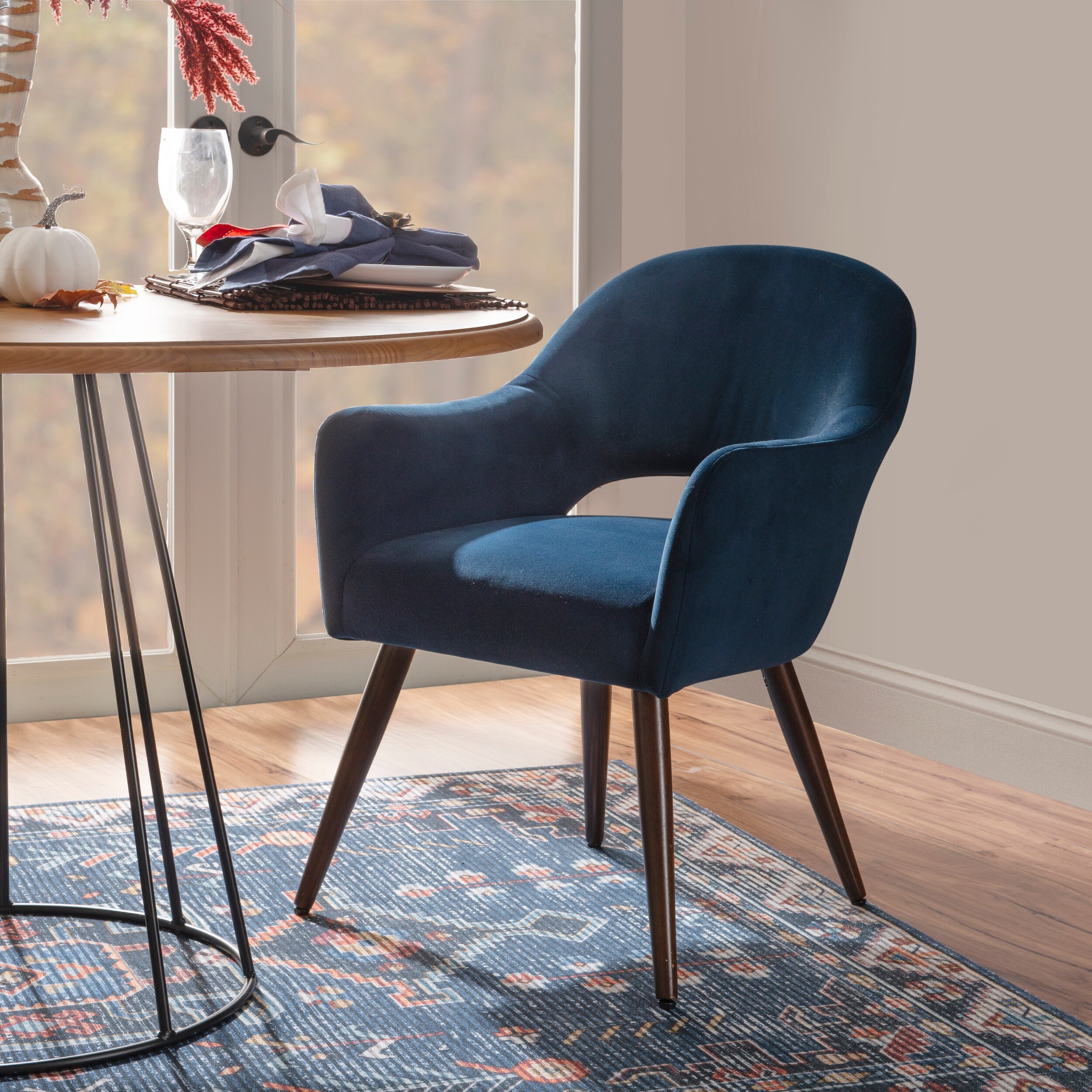 Ink blue dining chairs store