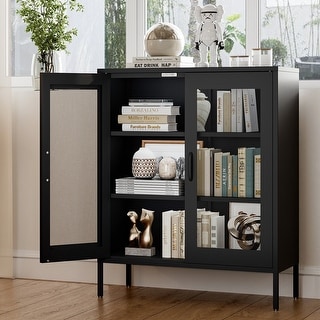 GDFStudio - Marcus Durable Metal Storage Cabinet with Adjustable ...