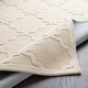 preview thumbnail 18 of 56, Hand-Woven Amy Tone-on-Tone Lattice Wool Rug - 3' x 5'
