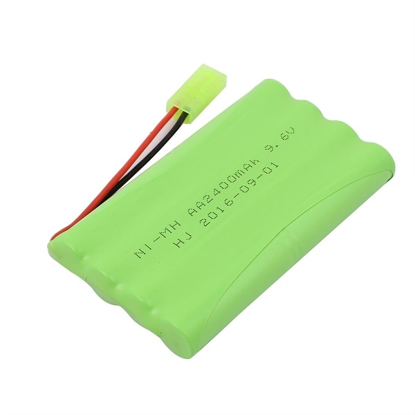 DC 9.6V 2400mAh Rechargable Ni-MH AA Battery Pack for Electrical Toys