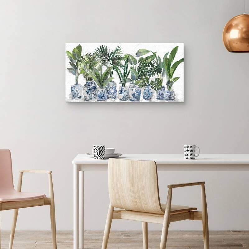 Chinoiserie Garden Canvas Art Print