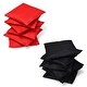preview thumbnail 12 of 10, Costway Weather Resistant Cornhole Bags Black Red Set of 12 Beanbag - See Details