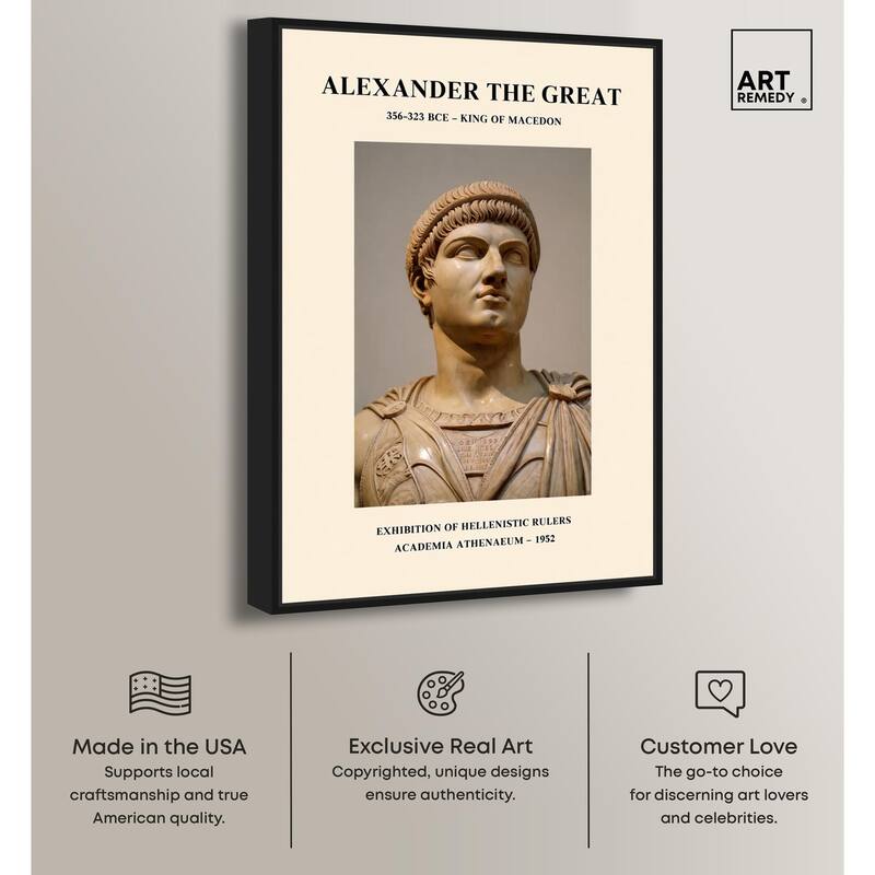 Alexander the Great Canvas by Art Remedy