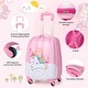 preview thumbnail 4 of 4, 2 PCS Carry On Kids Luggage Set w/4 Wheels & Telescoping Handle
