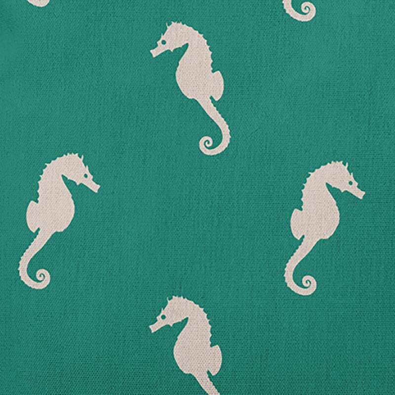 Sea Horses Polyester Indoor/Outdoor Pillow