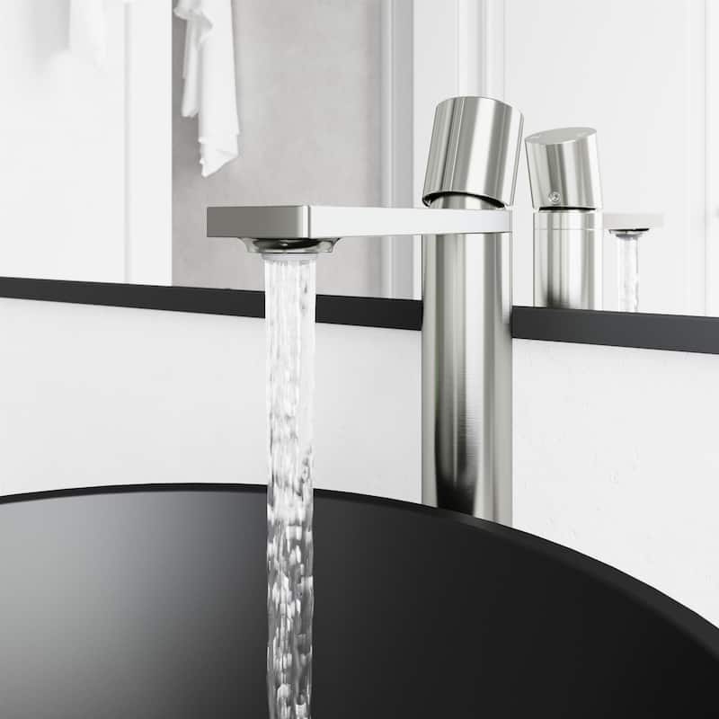 VIGO Gotham 12" H Single Handle Single Hole Bathroom Vessel Faucet